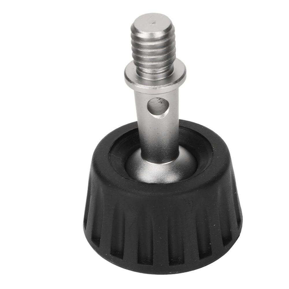 34mm Rubber Foot Pad, Universal Tripod Monopod Rubber Stainless Steel Foot Pad, 3/8 Inch Antislip Rubber Tripod Feet Spike Monopod Leg Pad Replacement for Outdoor