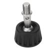 34mm Rubber Foot Pad, Universal Tripod Monopod Rubber Stainless Steel Foot Pad, 3/8 Inch Antislip Rubber Tripod Feet Spike Monopod Leg Pad Replacement for Outdoor view 1