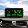 Car HUD Display, Universal Speedometer with OverSpeed Warning, Fatigue Driving Alarm, Green Digital Display Eyes, Windshield Screen Vehicle Speed view 2