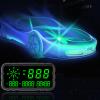 Car HUD Display, Universal Speedometer with OverSpeed Warning, Fatigue Driving Alarm, Green Digital Display Eyes, Windshield Screen Vehicle Speed view 4