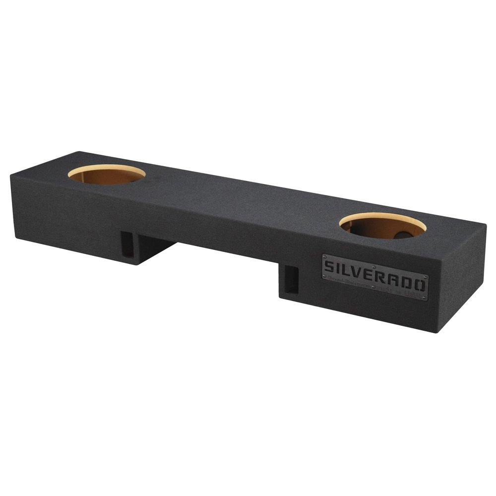 10" Dual Ported Vented Sub Box for Silverado Extended Cab 1999-2006 Subwoofer Enclosure Speaker Box Ground Shaker