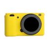 Camera Soft Silicone Case Bag Yellow Rubber Armor Skin Body Cover Protector for Sony Alpha ZV-E10 Camera view 1