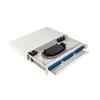 BISMON 24 Port Fiber Optic Distribution Frame SC Port ODF Rack Mount 1U Fiber Optic Terminal Box Snap-in LGX Style Patch Panel Fiber (Include 24x SC/UPC Pigtail Singlemode 12 Color, Adapter Full Set) view 1