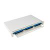BISMON 24 Port Fiber Optic Distribution Frame SC Port ODF Rack Mount 1U Fiber Optic Terminal Box Snap-in LGX Style Patch Panel Fiber (Include 24x SC/UPC Pigtail Singlemode 12 Color, Adapter Full Set) view 2