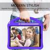 BLCshine Kids Case for iPad 10.2 (2021 2020 2019), Durable Shockproof EVA Protective Case Built-in Handle with Folding Kickstand & Shoulder Strap for iPad 9th/8th/7th Generation 10.2 Inch - Purple view 2