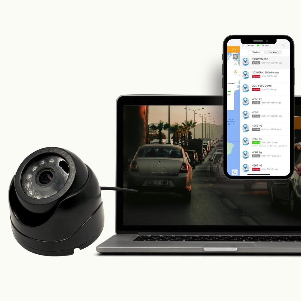 AccuGPS in-Cabin HD Camera Clear, Complete Interior Monitoring for Safer Fleets