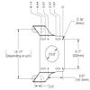 SEAWORTHY INNOVATIONS - 6" Tall Radar Mount - 316 Stainless Steel - 4.5 Degree Downward Angle - Forward Lean - P/N SW1077 view 2