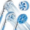 Hotel Spa 4-in-1 Aquassage - High Pressure 10-mode Shower Head, Hand Shower, Hydro Body, Hair Brush in One With Two Brackets, Extra-long 6 foot Stainless Steel Hose & Brush Head Holder view 1