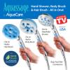Hotel Spa 5-in-1 Aquassage - High Pressure 76-mode Shower Head, Combo, Hand Shower, Body Brush & Hair Brush in One With Two Brackets, Extra-long 6 foot Stainless Steel Hose & Brush Head Holder view 4