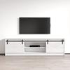 Meble Furniture Granero 01 Modern TV Stand  High-Gloss Storage Console  Fits TVs up to 90", 63.5" W x 15.7" D x 19.7" H  White view 1