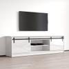 Meble Furniture Granero 01 Modern TV Stand  High-Gloss Storage Console  Fits TVs up to 90", 63.5" W x 15.7" D x 19.7" H  White view 2