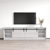 Meble Furniture Granero 01 Modern TV Stand  High-Gloss Storage Console  Fits TVs up to 90", 63.5" W x 15.7" D x 19.7" H  White view 4