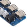 USB Hub Splitter Module, 4 Channel 5V Button Control USB Power Splitter Board USB Expander Mini USB Hub view 4
