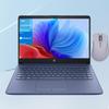 HP Essential Laptop, 14" HD Display, Intel Celeron N4120, 16GB RAM, 64GB eMMC, Bluetooth, Webcam, HDMI, Wi-Fi, RJ-45, Windows 11 Home, Blue, Bundle with ThunderRobot ML101 Wireless Mouse view 1