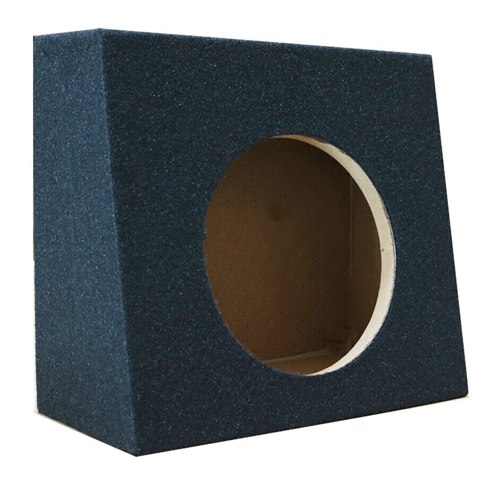 1x Single Sealed Angle 12 Inches Truck Subwoofer Box Enclosure with Thick Heavy Duty MDF - 12" Inches Woofer (1 Piece)