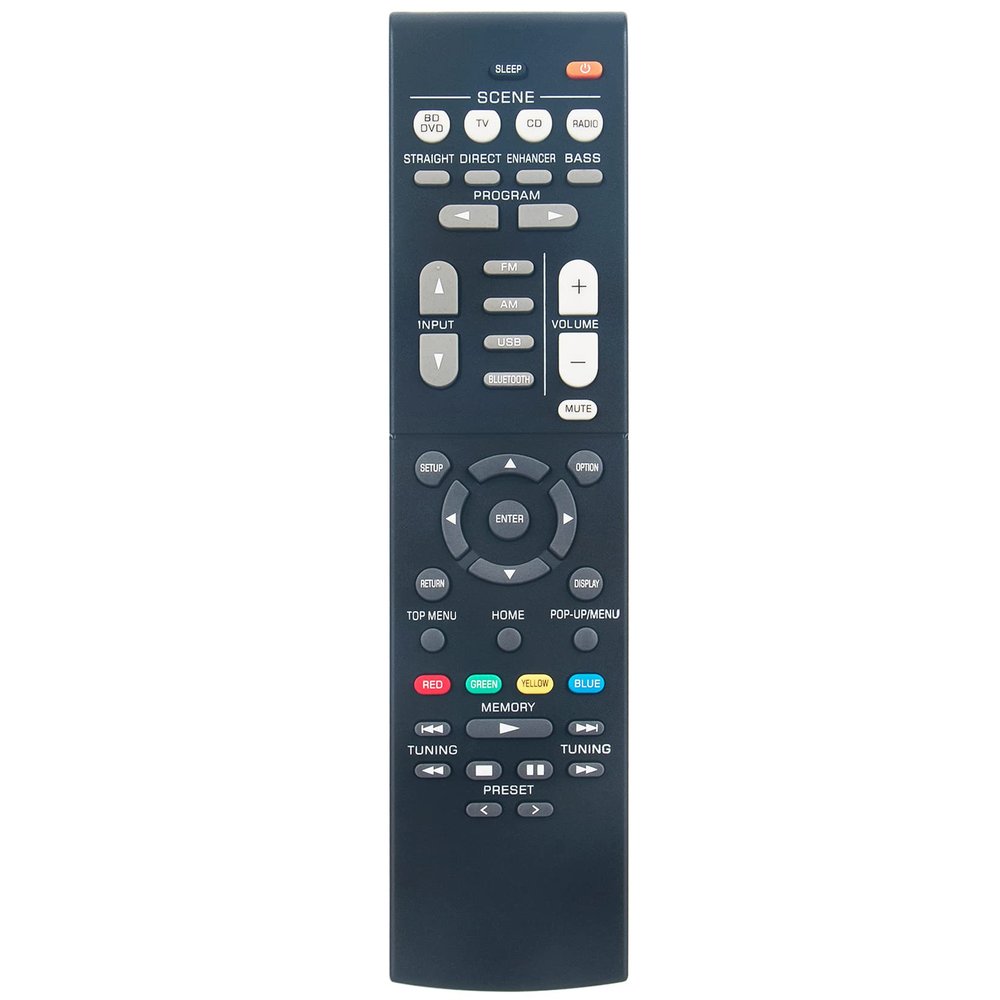 RAV561 ZZ43210 Replacement Remote Control Applicable for Yamaha AV Receiver RX-V385 HTR-3072 YHT-4950U YHT-4950UBL RX-V385BL RXV385 HTR3072 YHT4950U YHT4950UBL RXV385BL