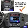 Android 11.0 Car Stereo 9" Touch Screen Multimedia Player for Mitsubishi Pajero V80 V90 2006-2014 with Car GPS Autoradio FM RDS Auto Radio Support SWC WiFi/BT Tethering Internet view 2