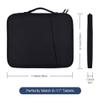 9-11 Inch Tablet Sleeve Case for 11-Inch iPad Pro M5 M4/Air M2 M3 2024 2025/Air 10.9"/Samsung Galaxy Tab S11 S9 S8 11"/A8/A9+,Samsung Galaxy Tab S7/A7/S6 Lite 10.4"/S5e/S4/S3/S2/S/Pro/Note Pouch-Black view 2