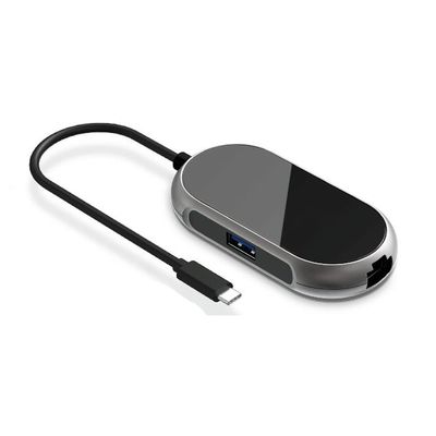 Beyori USB C Hub, Ethernet Adapter USB-C Dock with 1000M Ethernet, 3 USB 3.0 Ports for Laptop, USB Flash Drives, and Mobile HDD