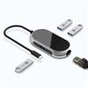 Beyori USB C Hub, Ethernet Adapter USB-C Dock with 1000M Ethernet, 3 USB 3.0 Ports for Laptop, USB Flash Drives, and Mobile HDD view 2