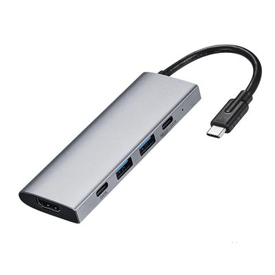 Beyori USB Hub, Docking Station,5 in 1 USB C Hub Adapter USB C Dock with 4K HDMI, 2 USB 3.2 Gen2 Ports, USB C 3.2 Gen2 Ports, USB-C PD 3.0 Ports for Desk Extender (Color : Five-in-one)