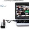 Beyori USB hub 3.0,10-Port USB Hub (7 USB 3.0 Port + 3 Charging Port), USB Splitter with Individual On/Off Switches and LED Light, for Laptop and PC Computer view 4