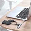 Beyori USB Extender 4-Port Small USB Hub for Pc Laptop 5Gbps Data Transfer for Desktop, USB Flash Drives, Mobile HDD, and More, Grey view 3