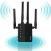 2022 WiFi Range Extender Signal Booster up to 8000sq.ft and 45 Devices, Internet Booster for Home, Wireless Internet Repeater and Signal Amplifier,4 Antennas 360 Full Coverage,Supports Ethernet Port view 1