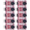 EVTSCAN 5 Pcs Lithium Battery Low Voltage Alarm Sound Light Warning Real Time Detection Battery Voltage Buzzer Alarm for 2S 3S view 1