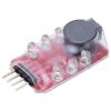 EVTSCAN 5 Pcs Lithium Battery Low Voltage Alarm Sound Light Warning Real Time Detection Battery Voltage Buzzer Alarm for 2S 3S view 4