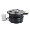 Andoer DY-50 Tripod Leveling Base Panorama Photography Tripod Head Aluminum Alloy 15 Inclination with 3/8 Inch Screw Bubble Level Replacement for DSLR Cameras view 1