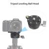 Andoer DY-50 Tripod Leveling Base Panorama Photography Tripod Head Aluminum Alloy 15 Inclination with 3/8 Inch Screw Bubble Level Replacement for DSLR Cameras view 3