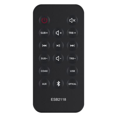 ALLIMITY ESB2118 Replaced Remote Control Compatible with Element ESB2118 2.1 Sound Bar