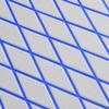 KT GuoMei 102.3" X45.2 Diamond Pattern Sea Deck Self-Adhesive Boat Flooring Eva Foam Decking Marine Non-Slip for Motorboat Fishing Boat Yach (Light Gray and Blue, 102.3" X 37.7") view 2