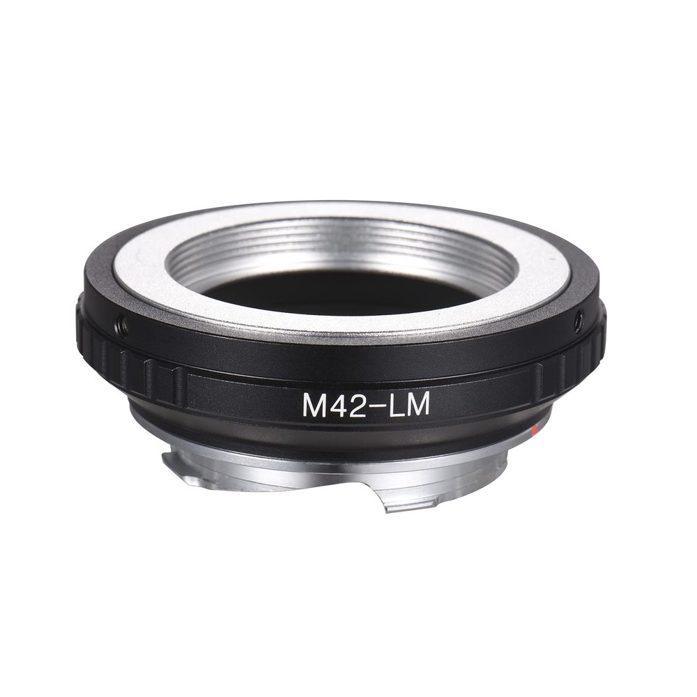Andoer M42 -LM Camera Lens Adapter Ring Replacement for M42 Screw Mount Lens to Leica Camera M240 M240P M262 M3 M2 M1 M4 M5 M6 MP M7 M8 M9 M9-P M Monochrom M-E M M-P M10 M-A