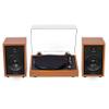 Electrohome Montrose Record Player Stereo System, 4" Bluetooth Powered Bookshelf Speakers, Belt-Drive Bluetooth Turntable with Audio-Technica Stylus, Vinyl-MP3 Recording, Built-in Preamp view 1