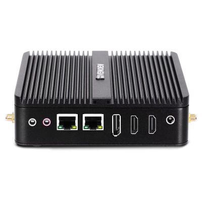 12th gen Mini Computer Desktop PC, Celeron J6412, Windows 11, 8GB DDR4 RAM 512GB SSD, 2x HD-MI, DP, Dual Lan, 2x RS232 COM, USB, Dual Band Wifi AC, BT4.2, Small Case, Fanless Design, Triple display