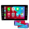 12V 8 inch Car Radio FM Receiver Double DIN Stereo FM Compatiable with CarPlay Android Auto MP3 MP5 Player Bluetooth 4.0 Mirror Link USB view 1
