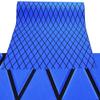 KT GuoMei 102.3" X45.2 Diamond Pattern Sea Deck Self-Adhesive Boat Flooring Eva Foam Decking Marine Non-Slip for Motorboat Fishing Boat Yach (Blue and Black, 102.3" X 37.7") view 1