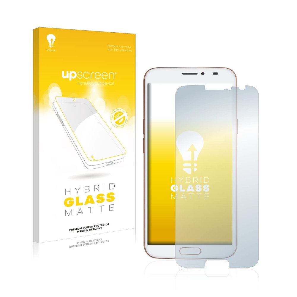 upscreen Matte Screen Protector Glass Film compatible with Doro 8080 - Anti-Glare, Anti-Fingerprint, 9H Glass Protection