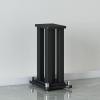 Ccsh Heavy Duty Speaker Stands A Pair, Universal Large Durable Metal Surround Speakers with Non Slip Pad & Base, Black, 60cm (23 5/8in) Tall view 2