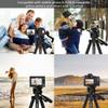 Andoer TTT-663N 57.5inch Travel Lightweight Camera Tripod Stand Phone Tripod for DSLR SLR Camcorder Photography Video Shooting with Carry Bag Phone Clamp 2pcs Extra Quick Release Plates Max. Load 3kg view 2