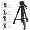 Andoer TTT-663N 57.5inch Travel Lightweight Camera Tripod Stand Phone Tripod for DSLR SLR Camcorder Photography Video Shooting with Carry Bag Phone Clamp 2pcs Extra Quick Release Plates Max. Load 3kg view 4