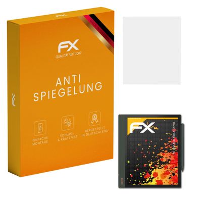 atFoliX Screen Protector compatible with Onyx Boox Note Air 2 Plus Screen Protection Film, anti-reflective and shock-absorbing FX Protector Film (2X)