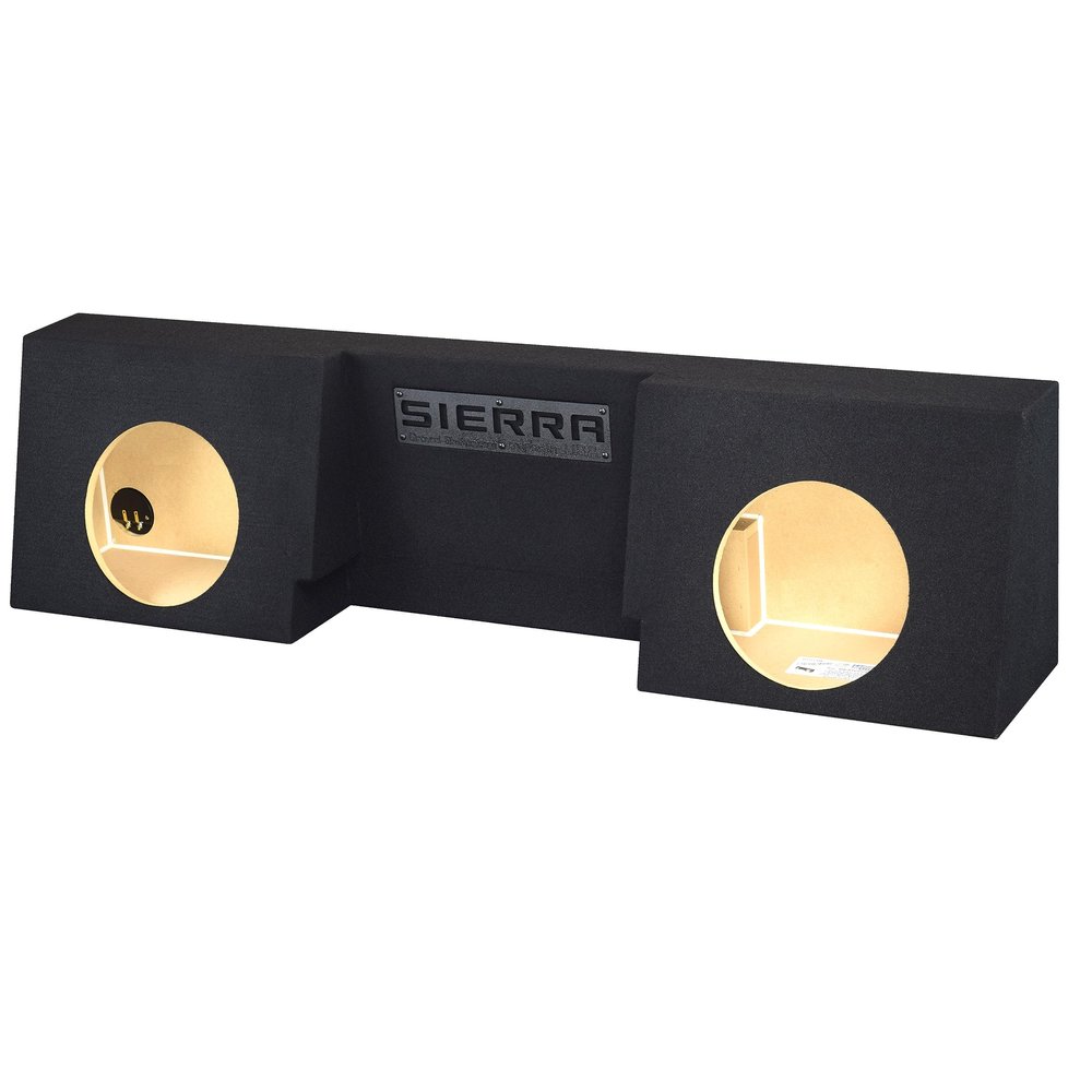 10" Dual Sub Box for Sierra Single Cab/Regular Cab Subwoofer Enclosure Speaker Box Ground Shaker