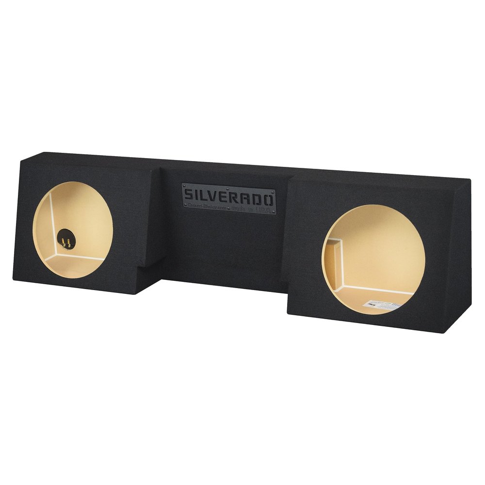 12" Dual Sub Box for Chevy Silverado Single Cab/Regular Cab Subwoofer Enclosure Speaker Box Ground Shaker