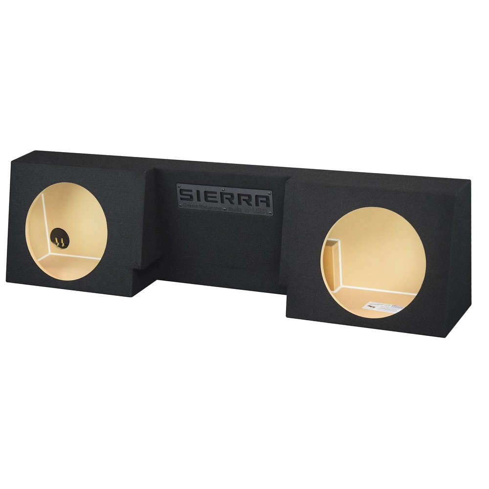 12" Dual Sub Box for Sierra Single Cab/Regular Cab Subwoofer Enclosure Speaker Box Ground Shaker