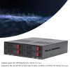 4 Bay HDD Cage, Chassis 5.25in Drive Tray 4 Bay HDD Enclosure, 2.5in SATA HDD Mobile Rack Compatible 9.5mm 12.5mm Thick Bottom Hard Drives SSDs view 2
