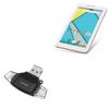 BoxWave Smart Gadget Compatible with Plum Optimax 2 - AllReader SD Card Reader, microSD Card Reader SD Compact USB - Jet Black view 1