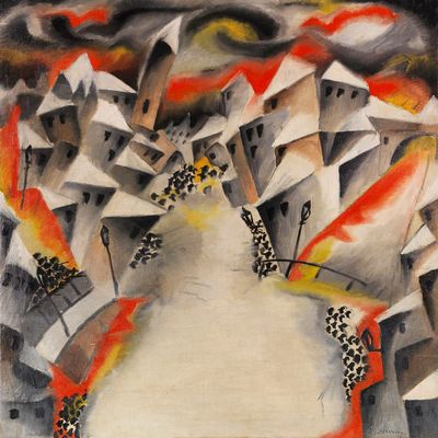 The War : 1914 : Heinrich Davringhausen : Archival Quality Art Print